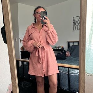 Super cute shirt dress